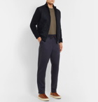 Loro Piana - Ryan Panelled Cashmere Bomber Jacket - Men - Navy