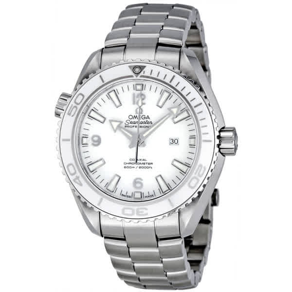 Photo: Omega Seamaster Planet Ocean 600M Automatic Chronometer White Dial Mid-Size Watch