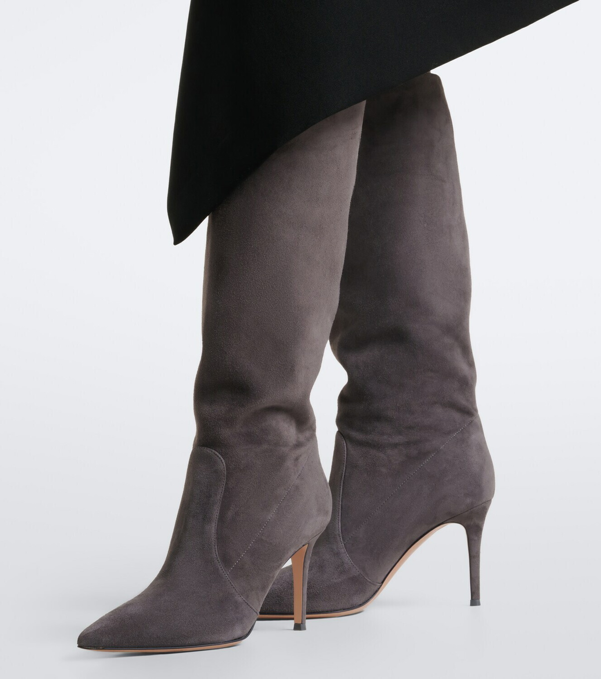 Gianvito Rossi Hansen suede knee-high boots
