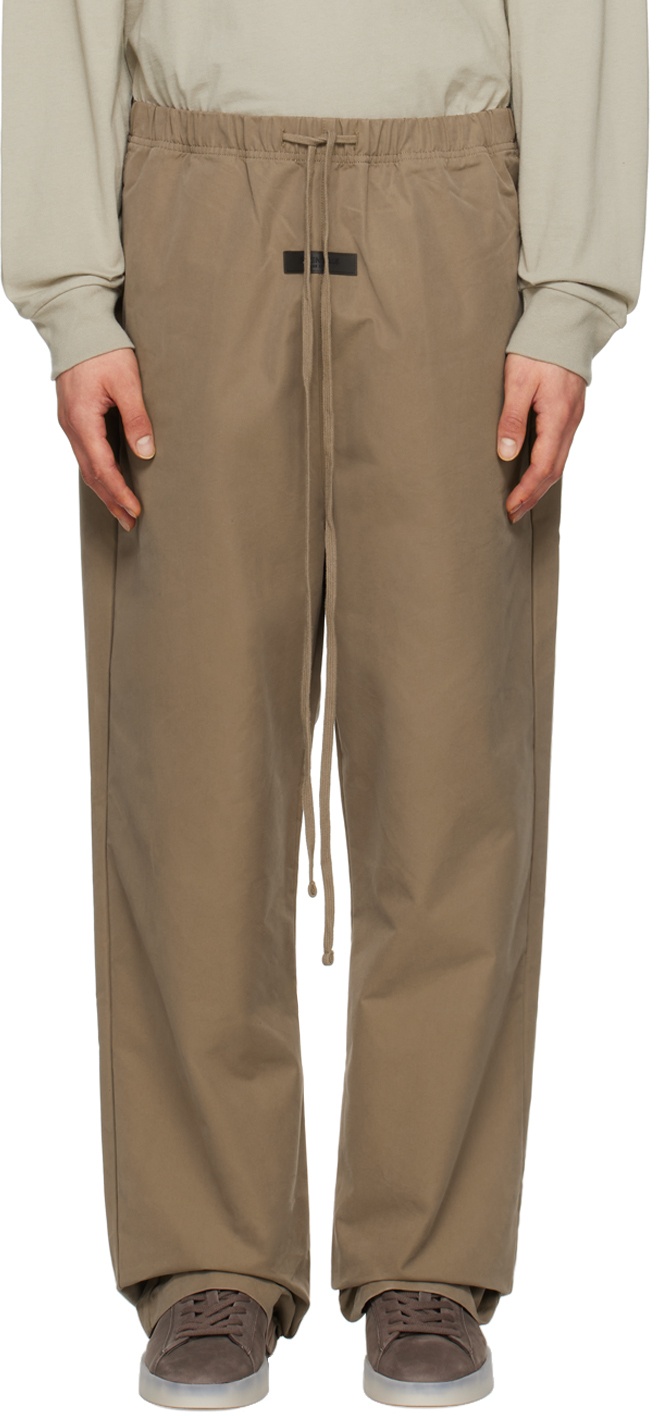 Photo: Essentials Brown Relaxed Track Pants