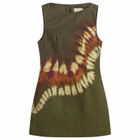 ALÉMAIS Women's Marilyn Denim Mini Dress in Khaki