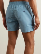 Frescobol Carioca - Slim-Fit Short-Length Recycled Swim Shorts - Blue