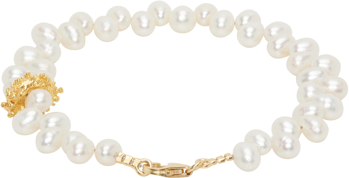 Alighieri White & Gold 'The Calliope' Bracelet