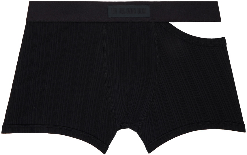 LGN Louis Gabriel Nouchi Black Logo Patch Boxer Briefs