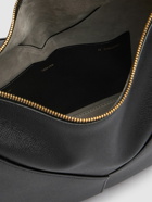 VALEXTRA Small Vivi Leather Hobo Bag