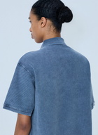 Alexander Wang Cropped Piqué Polo T-Shirt