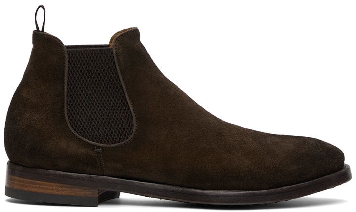 Photo: Officine Creative Brown Providence 3 Chelsea Boots