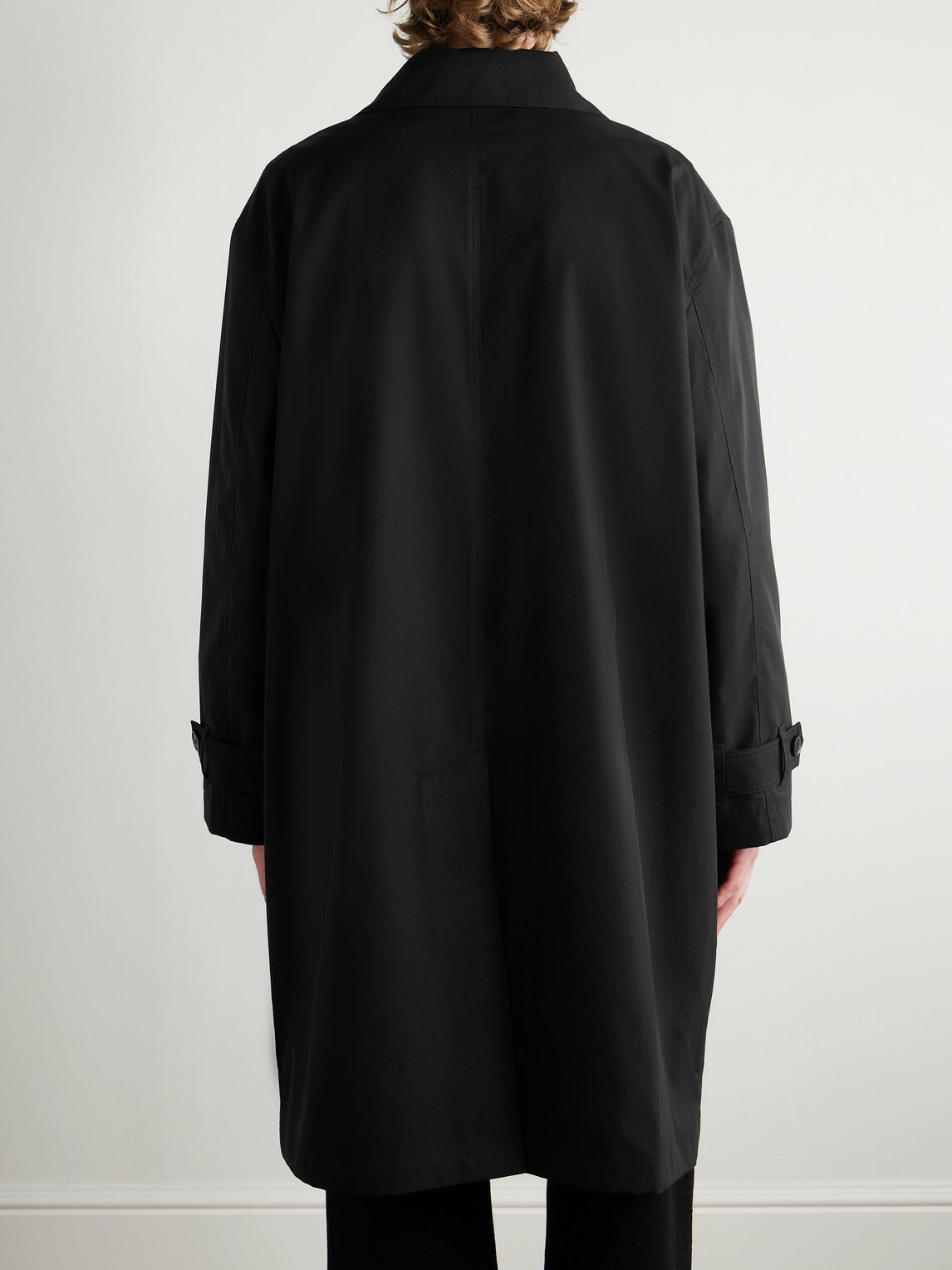 mfpen - Client Cotton-Gabardine Coat - Black