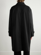 mfpen - Client Cotton-Gabardine Coat - Black
