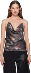 Y/Project Gray Invisible Strap Tank Top