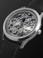 Hermès Timepieces - Slim d'Hermès Squelette Lune 39.5mm Automatic Titanium and Leather Watch, Ref. No. 054695WW00