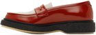 Adieu Red & White Type 5 Loafers