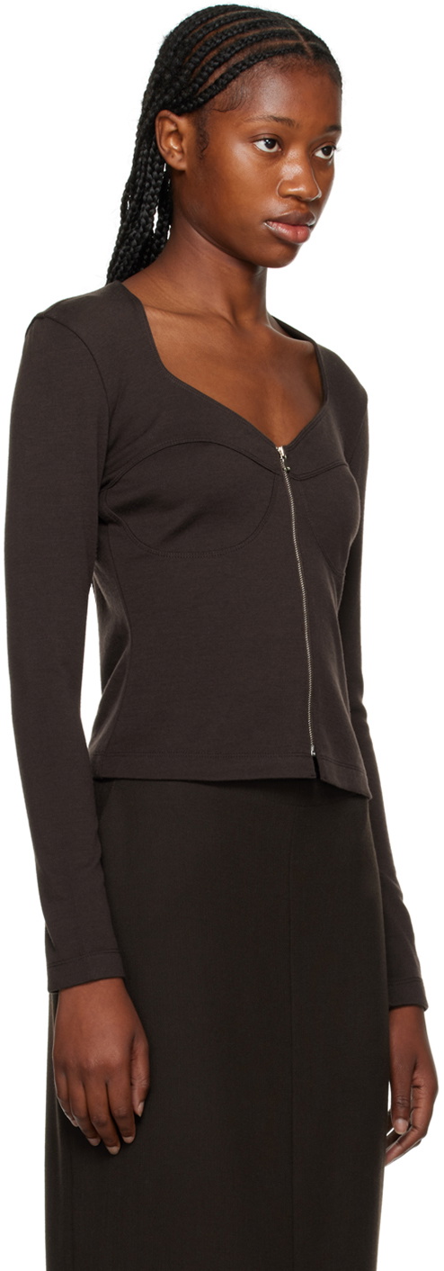 Maiden Name Brown Sophie Long Sleeve T-Shirt