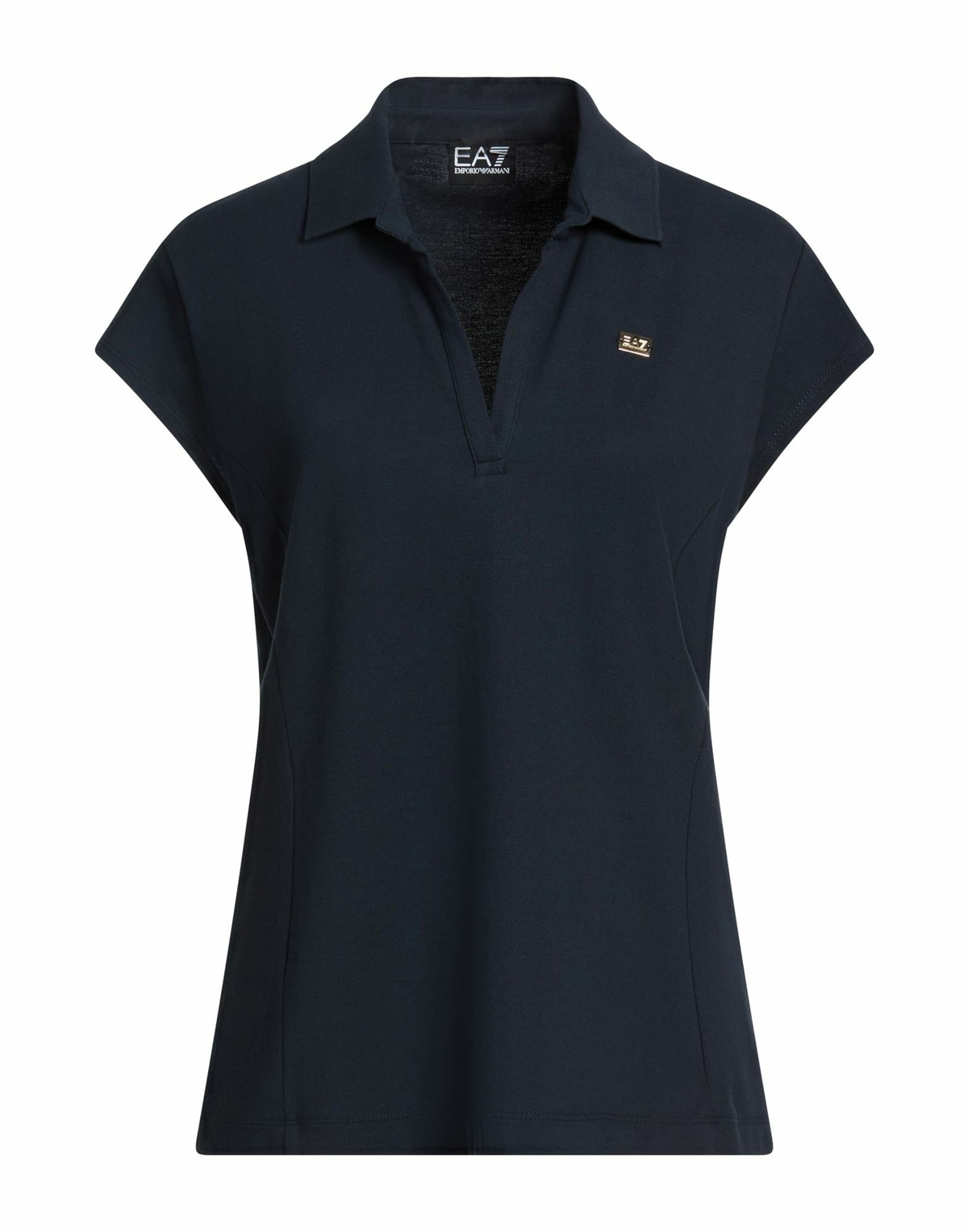 Ea7 Womens Polo shirt Midnight in Blue