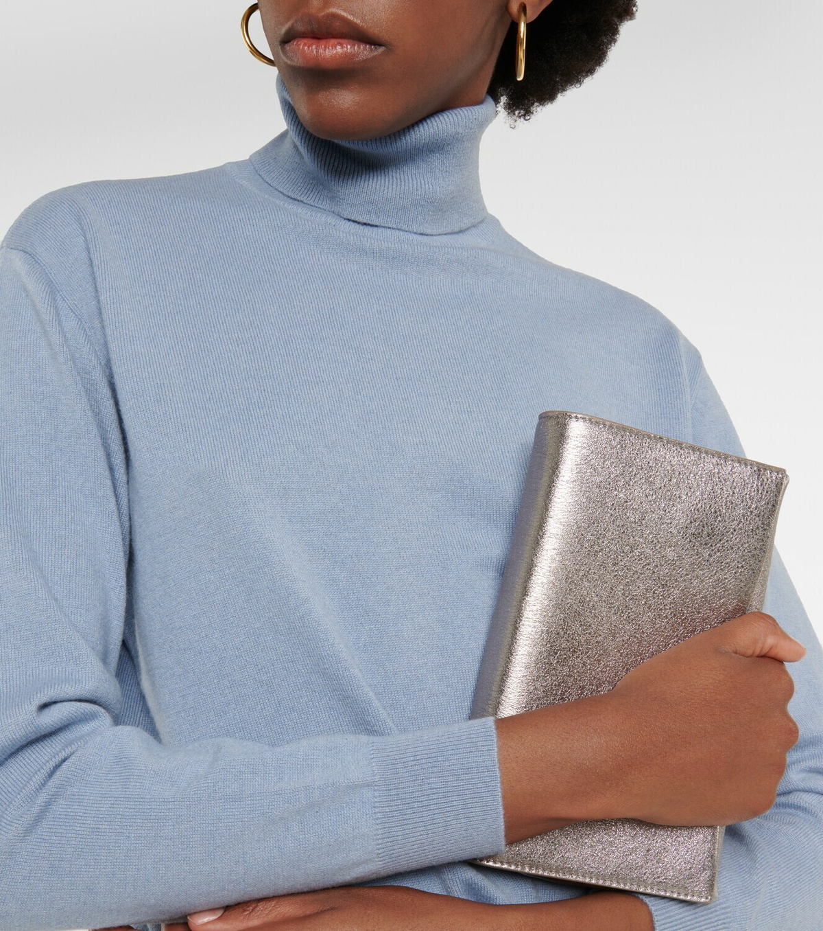 Pull Col Roulé Cashmere Brunello Cucinelli Femme Taille L - Blanc Crème - Occasion TB État