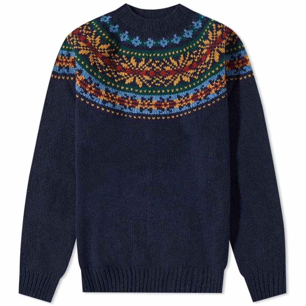 Howlin by Morrison Men's Howlin' Fragments of Light Fair Isle Crew Knit ...