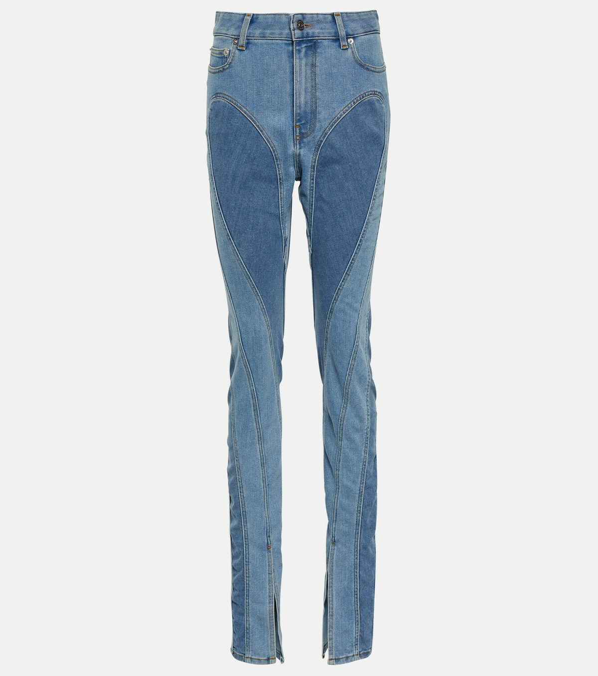 Mugler Spiral skinny jeans