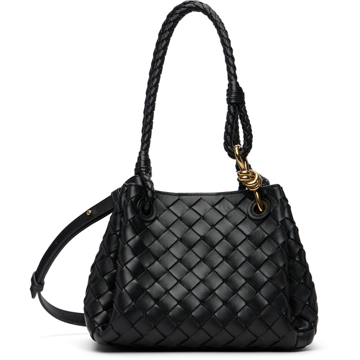 Photo: Bottega Veneta Black Small Parachute Bag