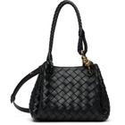 Bottega Veneta Black Small Parachute Bag