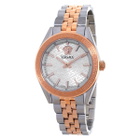 Versace V-Code Quartz Silver Dial Ladies Watch VE8I00624