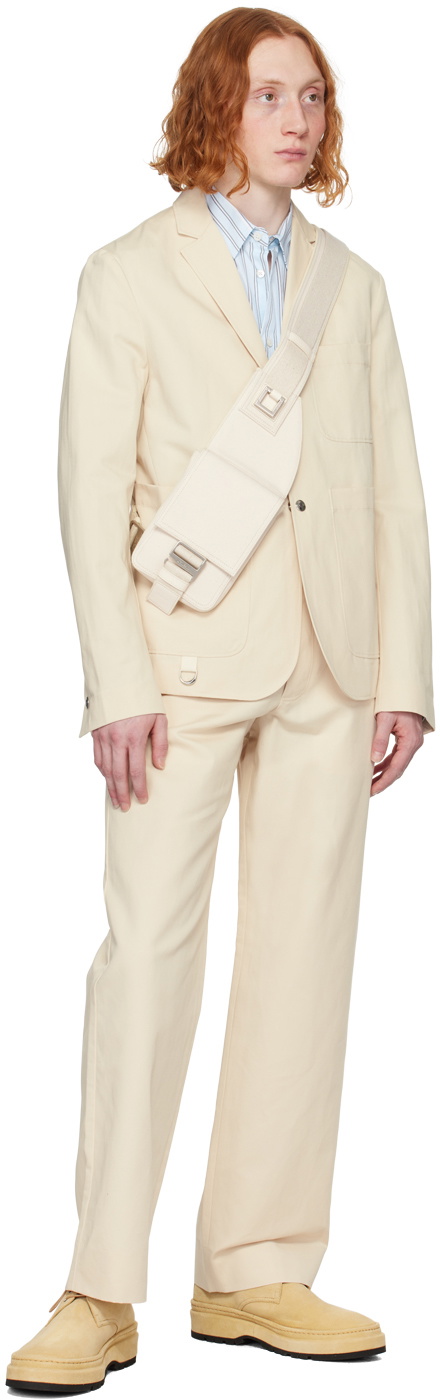 JACQUEMUS Off-White Les Classiques 'Le pantalon Jean