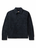 Baracuta - Suede Shirt Jacket - Blue