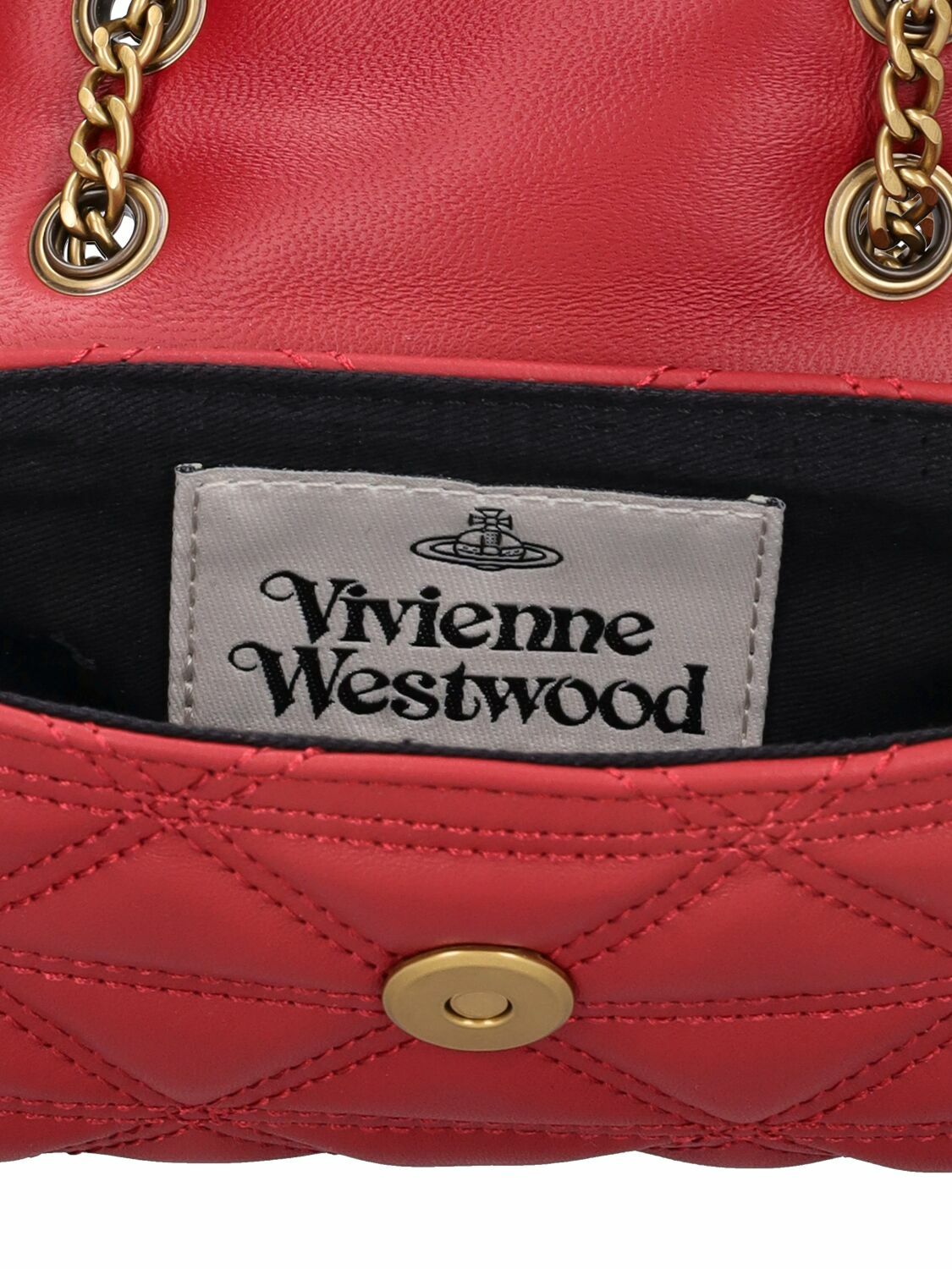 VIVIENNE WESTWOOD vinyl harlequin handbag