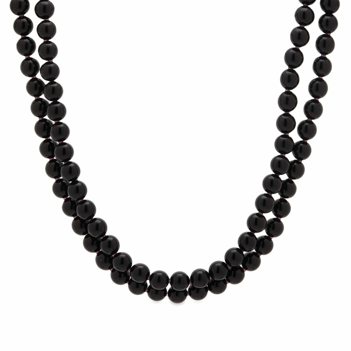 Photo: Needles Women's Onyx Beaded Necklace in Black 