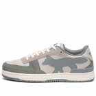 Maison Kitsuné Men's Chiru Sneaker in Patina Grey/Sea Salt