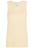 Studio Nicholson Scoop-neck Woven Tank top Beige