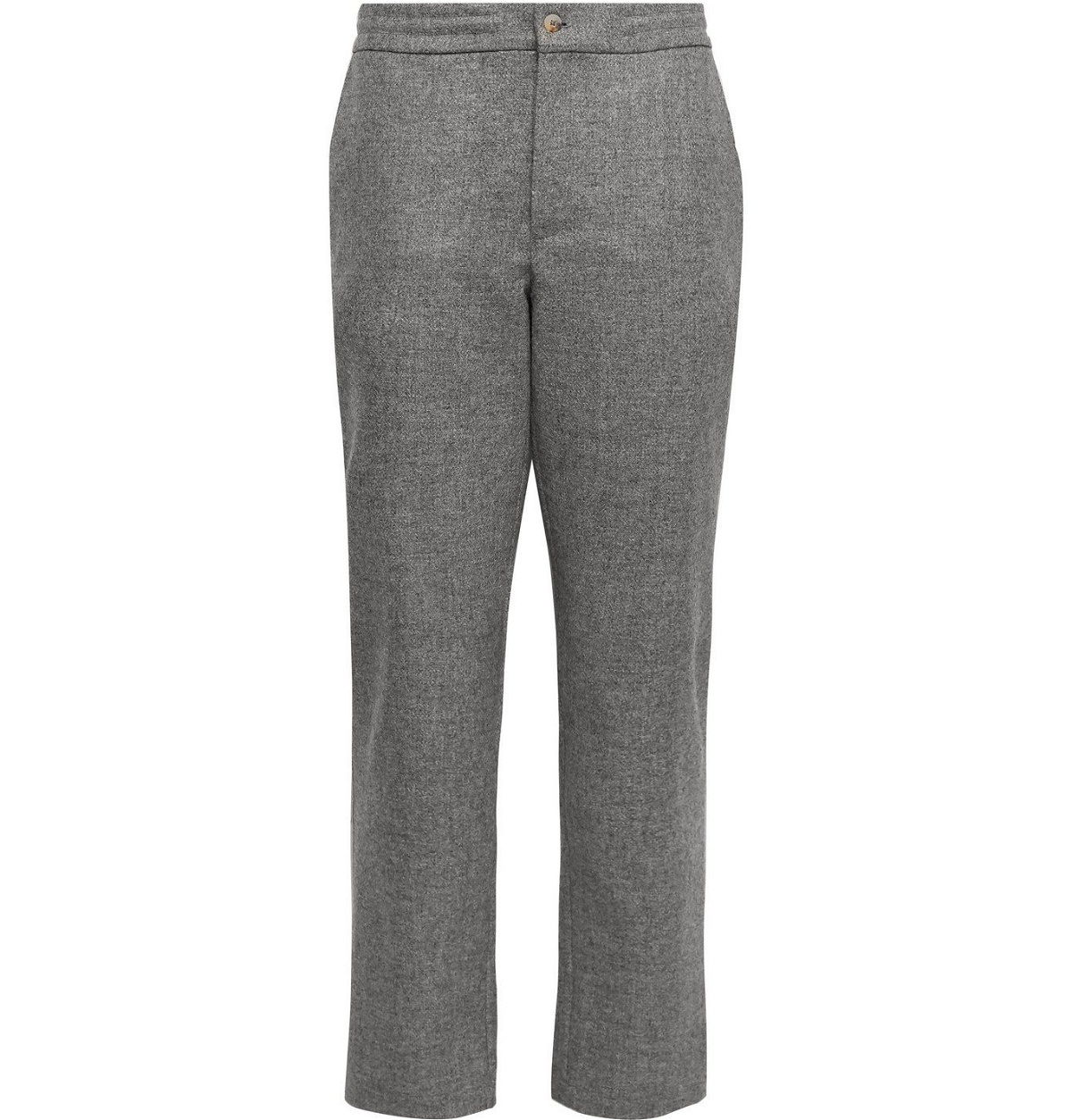 DE BONNE FACTURE - Slim-Fit Wool-Tweed Suit Trousers - Gray De Bonne ...