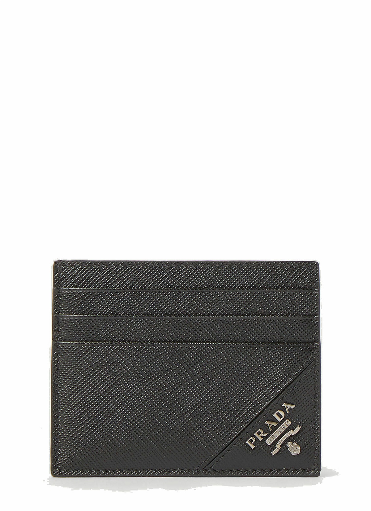 Photo: Prada - Saffiano Leather Card Holder in Black