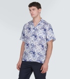 Vilebrequin Charli printed linen bowling shirt