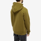 Balmain Men's Classic Paris Popover Hoody in Khaki/Off-White