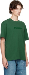 JW Anderson Green Logo Embroidery T-shirt