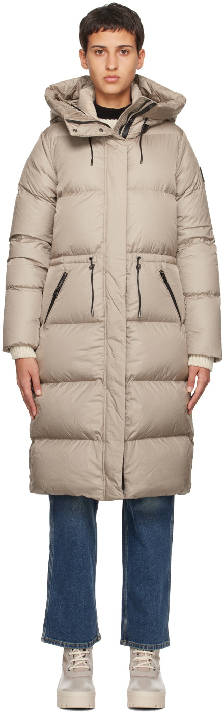 MACKAGE Taupe Ishani Down Coat Mackage