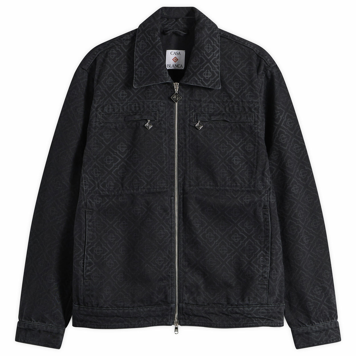 Casablanca Men's Monogram Jacket in Black