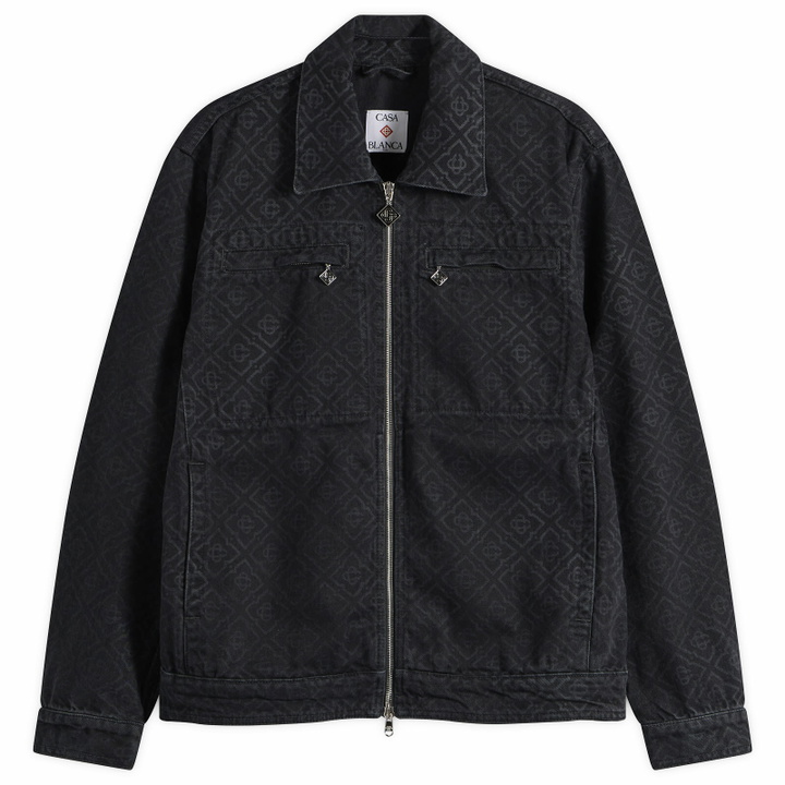 Photo: Casablanca Men's Monogram Jacket in Black