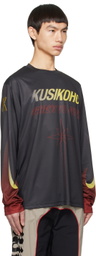 KUSIKOHC Black 'Right To Fail' Long Sleeve T-Shirt