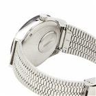 END. x Timex Men's Q Series ‘Warp’ Watch in Stainless Steel/Grey 