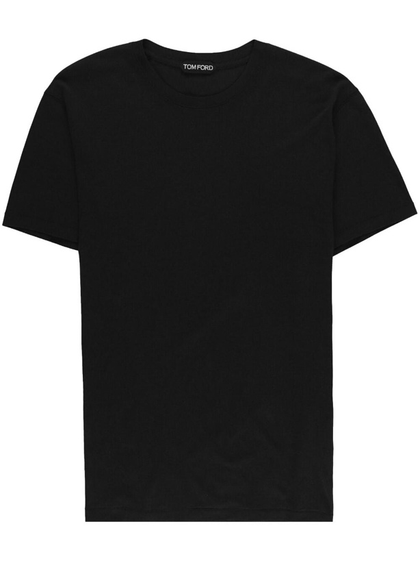 Photo: TOM FORD - Lyocell And Cotton Blend T-shirt