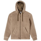 Aspesi Ricciolo Hooded Sherpa Jacket