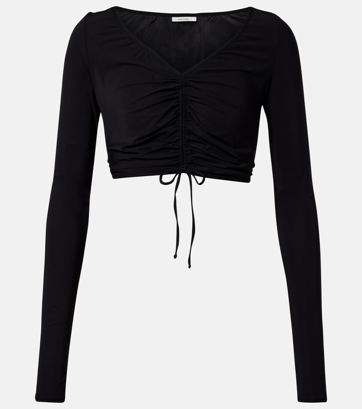 Nensi Dojaka Ruched crop top