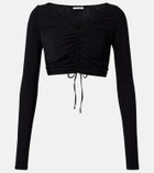 Nensi Dojaka Ruched crop top