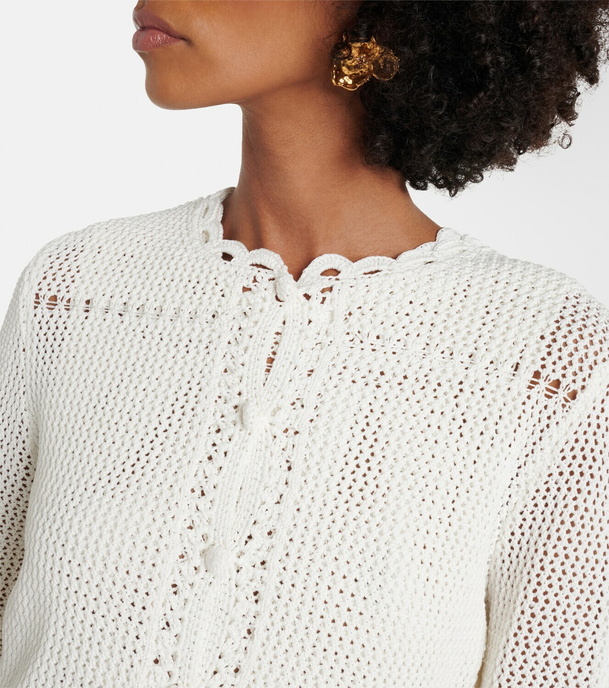 Erdem Crochet cotton cardigan