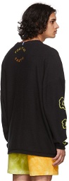 MCQ Black Graphic Oversized Sweater