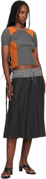 UNDERCOVER Gray UP1F1603-2 Midi Skirt