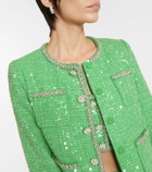 Self-Portrait Sequined bouclé jacket