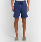 Vilebrequin - Bolide Striped Cotton-Seersucker Shorts - Blue