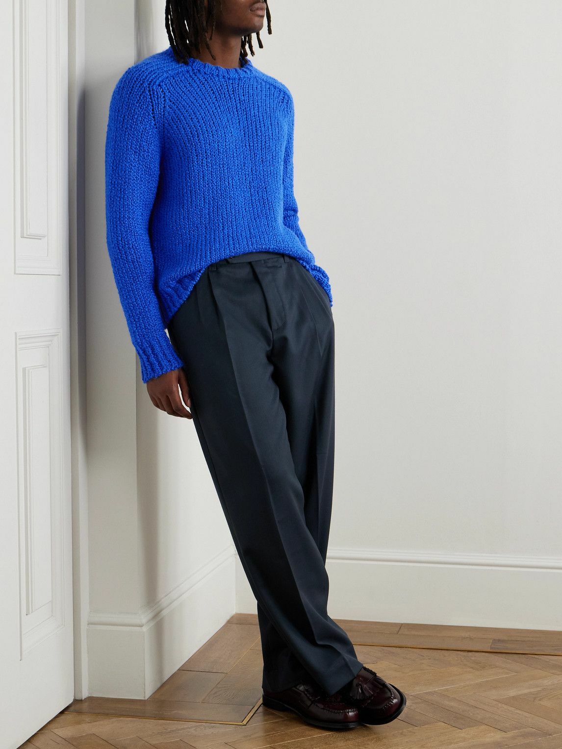 A Kind Of Guise - Chachani Oversized Alpaca-Blend Sweater - Blue A